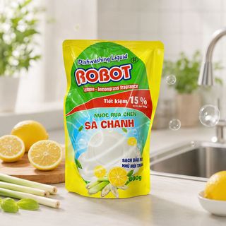 Nước Rửa Chén Robot Túi 800gr Full Vat