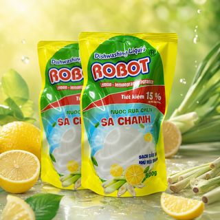 Nước Rửa Chén Robot Túi 800gr Full Vat