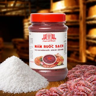 [Combo 3 hủ 260g] Mắm Ruốc Sạch Làng Chài Xưa - Chế biến thịt kho mắm ruốc, bún bò, bún riêu rất ngon