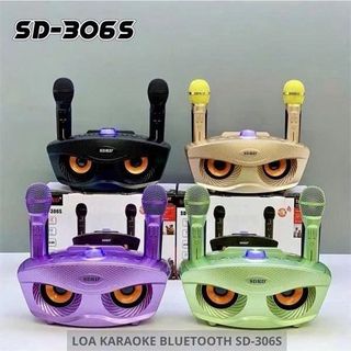 Loa Karaoke SD-306 Kèm 2mic Siêu Hay < loa cú mèo>