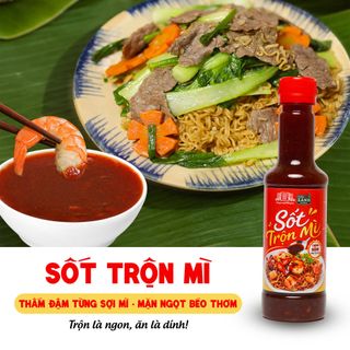 [Combo 2 chai 300g] Sốt Trộn Mì Làng Chài Xưa - Thấm đẩm từng sợi mì - Trộn là ngon ăn là dính