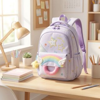 BALO MÃ A40801 | THIẾT KẾ NGÔI SAO SIÊU CUTE – ĐI HỌC XINH XẮN MỖI NGÀY