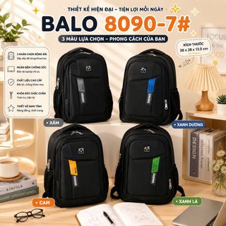 BALO LAPTOP MÃ A8090-7 | NHẸ, BỀN, ĐA NGĂN – ĐỒNG HÀNH MỌI CHUYẾN ĐI