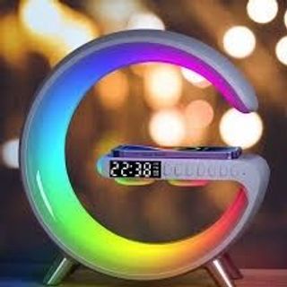 Loa Bluetooth Thông Minh G11 tích hợp sạc không dây 15W, đồng hồ báo thức và đèn ngủ RGB.