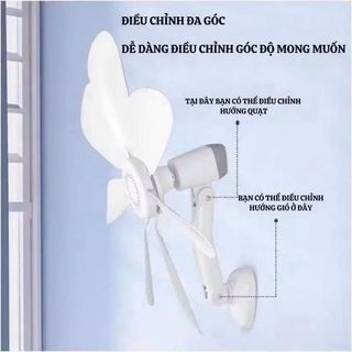 QUẠT TREO TƯỜNG 8 LÁ - THOẢI MÁI KHÔNG GIAN TOÀN DIỆN!