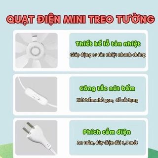 QUẠT TREO TƯỜNG 8 LÁ - THOẢI MÁI KHÔNG GIAN TOÀN DIỆN!