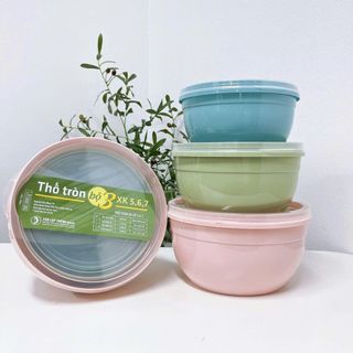 BỘ 3 HỘP ĐỰNG THỰC PHẨM XUẤT KHẨU (T25)
