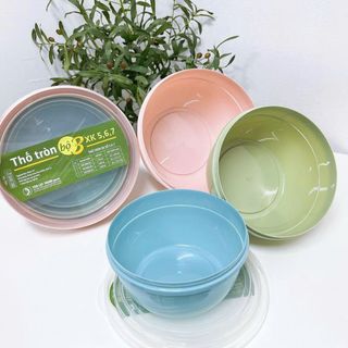BỘ 3 HỘP ĐỰNG THỰC PHẨM XUẤT KHẨU (T25)