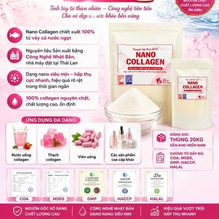 Nguyên liệu thực phẩm Nano Collagen