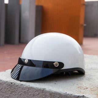 Nón Bảo Hiểm DANGROUP Mũ bảo hiểm 1/2 Nửa đầu + Kèm lưỡi trai đen Bassic [FREESHIP] Thời Trang - An Toàn - Giá Tốt
