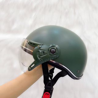 Nón Bảo Hiểm DANGROUP Nón Bảo Hiểm Nửa Đầu Có Kính Chắn Gió, Nhiều Màu Sắc Cho Nam và Nữ Cao Cấp Thời Trang - An Toàn - Giá Tốt