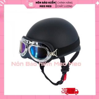 Nón Bảo Hiểm DANGROUP Mũ Bảo Hiểm Nữa Đầu Kính Phi Công Chất Liệu Nhựa ABS,Mũ bảo Hiểm Tai Thỏ Cứng Cáp Gọn Nhẹ Có Nhiều Màu Lựa Chọn CUTE Thời Trang - An Toàn - Giá Tốt