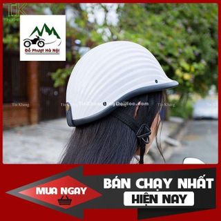 Nón Bảo Hiểm DAN GROUP Mũ bảo hiểm nửa đầu cao cấp - Mũ Ngựa Vỏ Sò Kiểu Dáng Thể Thao Thời Trang - An Toàn - Giá Rẻ