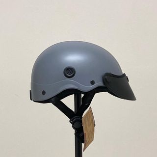 Nón Bảo Hiểm DAN GROUP Mũ bảo hiểm 1/2 thời trang HELMETS, màu xám xi măng trẻ trung, có lỗ thông gió, freesize (55-58cm) Thời Trang - An Toàn - Giá Rẻ