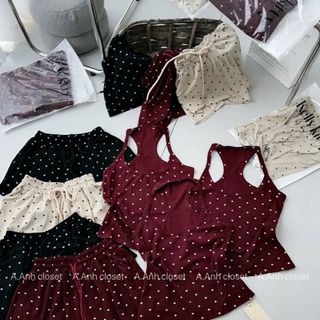 BỘ ĐÙI TĂM CHẤM BI – XINH XẮN, MÁT MẺ CHO MÙA HÈ