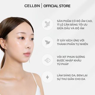 Serum Dạng Xịt Khoáng Căng Bóng Da CELLBN Cấp ẩm & căng bóng với vòi xịt phun sương siêu mịn 155ml