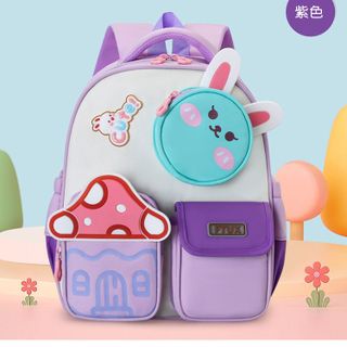 🍄BALO LS32 THỎ NẤM 3D KÈM TÚI NHỎ, BÉ NHÌN LÀ THÍCH NGAY 🐰