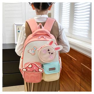 🍄BALO LS32 THỎ NẤM 3D KÈM TÚI NHỎ, BÉ NHÌN LÀ THÍCH NGAY 🐰