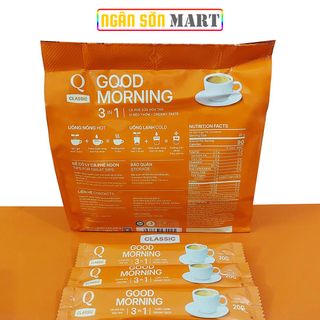 Cà phê sữa Good morning Trần Quang 21 bịch 480g (24 gói nhỏ 20g) (Đã gồm phí Ship)