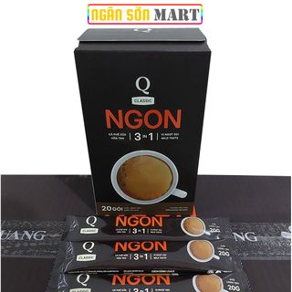 Cà phê sữa Ngon Trần Quang 10 hộp giấy 400g (20 gói nhỏ 20g) (Đã gồm phí Ship)