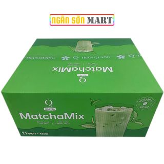 Thùng Trà Sữa hòa tan MatchaMix Trần Quang 21 bịch 480g (24 gói nhỏ 20g)