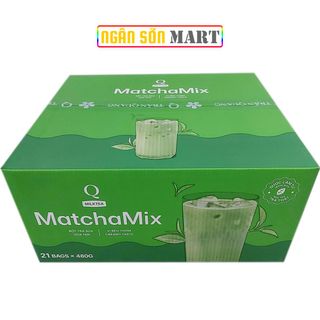 Thùng Trà Sữa hòa tan MatchaMix Trần Quang 21 bịch 480g (24 gói nhỏ 20g)