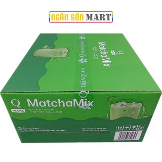 Thùng Trà Sữa hòa tan MatchaMix Trần Quang 21 bịch 480g (24 gói nhỏ 20g)