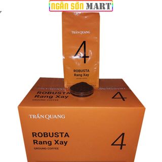 Cà Phê Rang Xay Số 4 (No4) Trần Quang 10 bịch 500g (100% Robusta) (Đã gồm phí Ship)