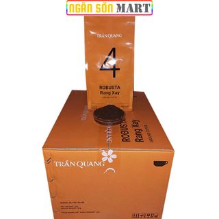 Cà Phê Rang Xay Số 4 (No4) Trần Quang 10 bịch 500g (100% Robusta) (Đã gồm phí Ship)
