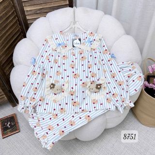BỘ ĐŨI DÀI CELINA PHỐI CHARM (8751)
