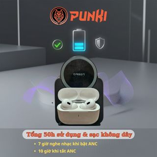 Tai Nghe Không Dây Punki Pro 2 Hổ Vằn 1563E ANC Chống Ồn Chủ Động