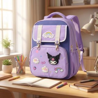 BALO TIỂU HỌC A3921CAPIBARA, KUROMI, CÚN DJ CỰC HOT | NHẸ, NHIỀU NGĂN TIỆN LỢI