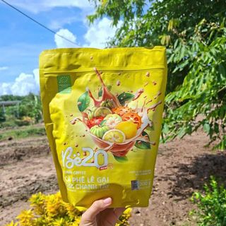 Cafe giảm cân lê gai bứa chanh tây lemon coffee chính hãng - Mẫu túi zip mới nhất