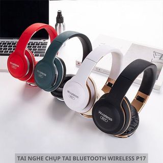 TAI NGHE CHỤP TAI BLUETOOTH WIRELESS P17