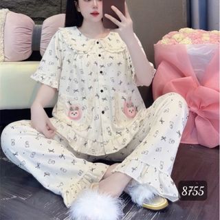 BỘ ĐŨI CELINA CHARM THỎ VIỀN BÈO (8755)