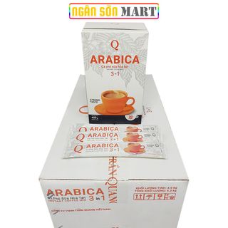 Cà phê sữa Arabica Trần Quang 10 hộp giấy 400g (20 gói nhỏ 20g) (Đã gồm phí Ship)
