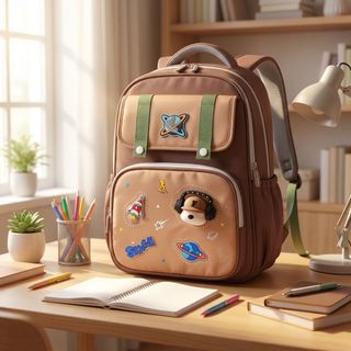 BALO TIỂU HỌC A3921CAPIBARA, KUROMI, CÚN DJ CỰC HOT | NHẸ, NHIỀU NGĂN TIỆN LỢI