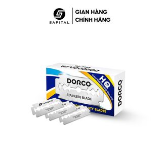 Lưỡi dao lam Dorco chính hãng - Lưỡi dao cạo sắc bén, cạo êm, bền bỉ, phù hợp cá nhân & barber shop