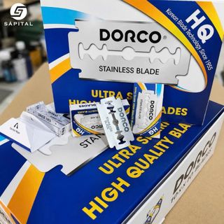 Lưỡi dao lam Dorco chính hãng - Lưỡi dao cạo sắc bén, cạo êm, bền bỉ, phù hợp cá nhân & barber
