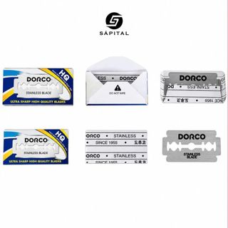 Lưỡi dao lam Dorco chính hãng - Lưỡi dao cạo sắc bén, cạo êm, bền bỉ, phù hợp cá nhân & barber
