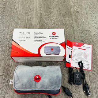Fujikima Gối Massage Hồng Ngoại FJ-488K Thiết Kế Nhỏ Gọn Chức Năng Đa Dạng Sử Dụng Trên Xe Hơi Sofa Ghế Làm Việc