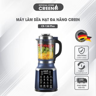 Máy làm sữa hạt BA-138 Plus 16 chức năng tự động, bảo hành 12 tháng chính hãnġ CREEN Xay Sinh Tố suada u