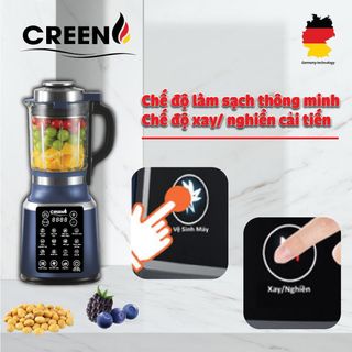 Máy làm sữa hạt BA-138 Plus 16 chức năng tự động, bảo hành 12 tháng chính hãnġ CREEN Xay Sinh Tố suada u
