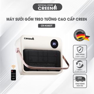 Máy sưởi gốm treo tường đa năng CREEN CR-H38DT, 2000W, dùng cho phòng 5-10m2 - Sưởi Ấm