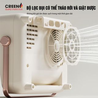 Máy sưởi gốm treo tường đa năng CREEN CR-H38DT, 2000W, dùng cho phòng 5-10m2 - Sưởi Ấm
