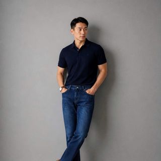 QUẦN JEAN REGULAR DORMAX. Chất jean wash đẹp – màu lên nam tính, dễ bán.