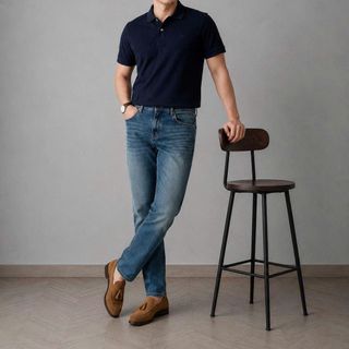 QUẦN JEAN REGULAR DORMAX. Chất jean wash đẹp – màu lên nam tính, dễ bán.
