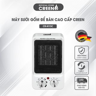 Máy Sưởi Gốm Để Bàn Cao Cấp Creen CR-H15C - Bảo hành 12 tháng