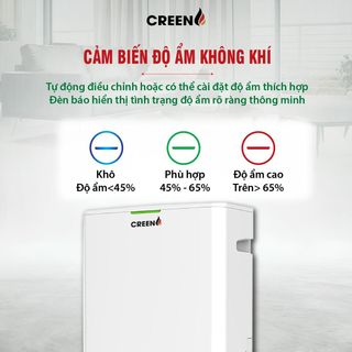 Máy Hút Ẩm Không Khí CREEN CR-DE 25 Lít , 30 Lít - Bảo Hành 12 tháng chính hãng