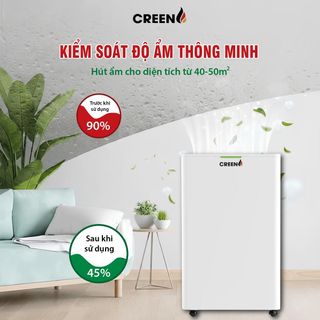 Máy Hút Ẩm Không Khí CREEN CR-DE 25 Lít , 30 Lít - Bảo Hành 12 tháng chính hãng